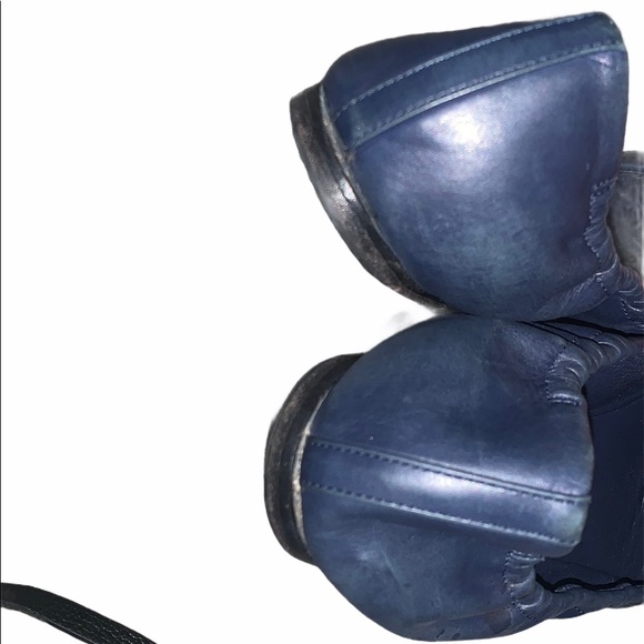 LOUIS VUITTON SNAKESKIN & LEATHER BALLERINA FLATS - Picture 6 of 8